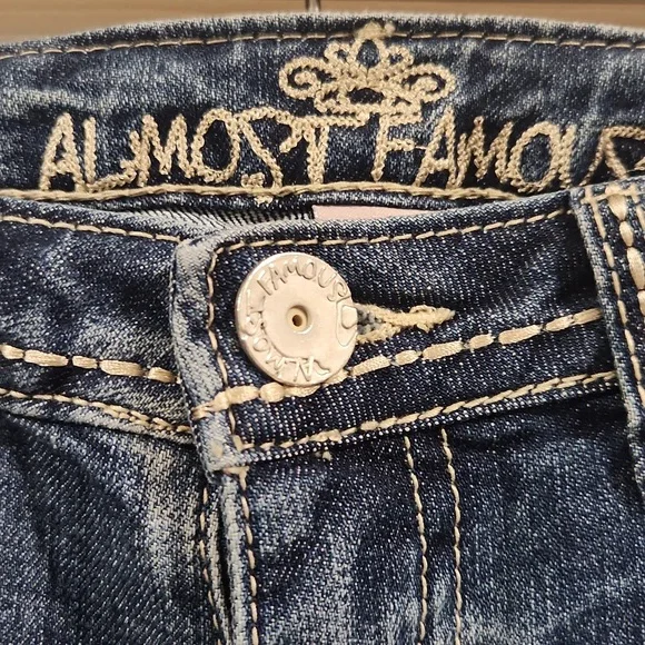 Almost Famous Women's Blue Jeans - Picture 2 of 8